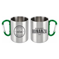 Thumbnail for Beechcraft Bonanza G36 - Outdoors Mug - Tag + Name - Green