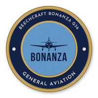 Thumbnail for Beechcraft Bonanza G36 Patches - Circle - Navy Sky