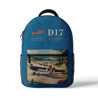 Thumbnail for Beechcraft D17S Staggerwing - 3D Backpack - Light Blue