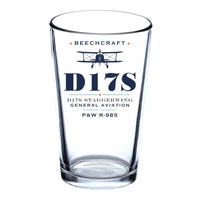 Thumbnail for Beechcraft D17S Staggerwing - Heritage - Beer & Water Glass