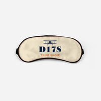 Thumbnail for Beechcraft D17S Staggerwing - Heritage + Name - Sleep Mask - Beige