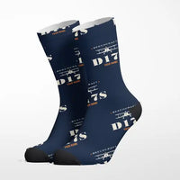 Thumbnail for Beechcraft D17S Staggerwing - Heritage + Name - Socks - Navy