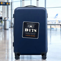 Thumbnail for Beechcraft D17S Staggerwing - Heritage + Name - Square Sticker - Suitcase