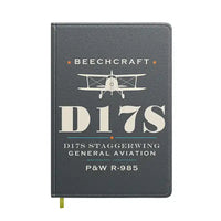 Thumbnail for Beechcraft D17S Staggerwing - Heritage - Notebook - Gray