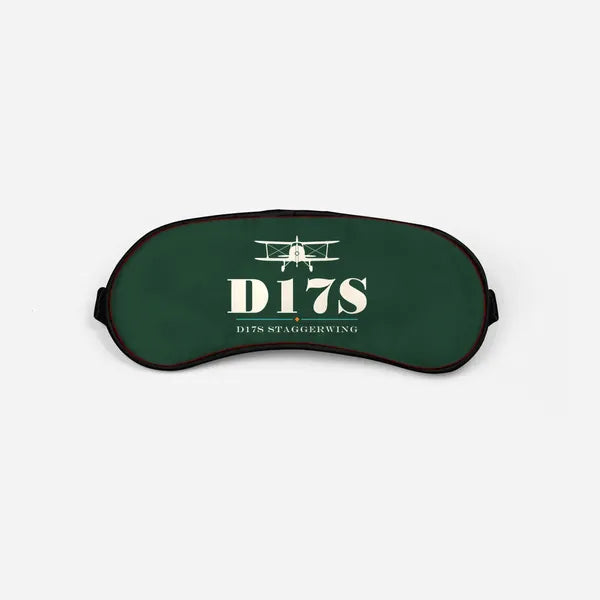 Beechcraft D17S Staggerwing - Heritage - Sleep Mask - Dark Green