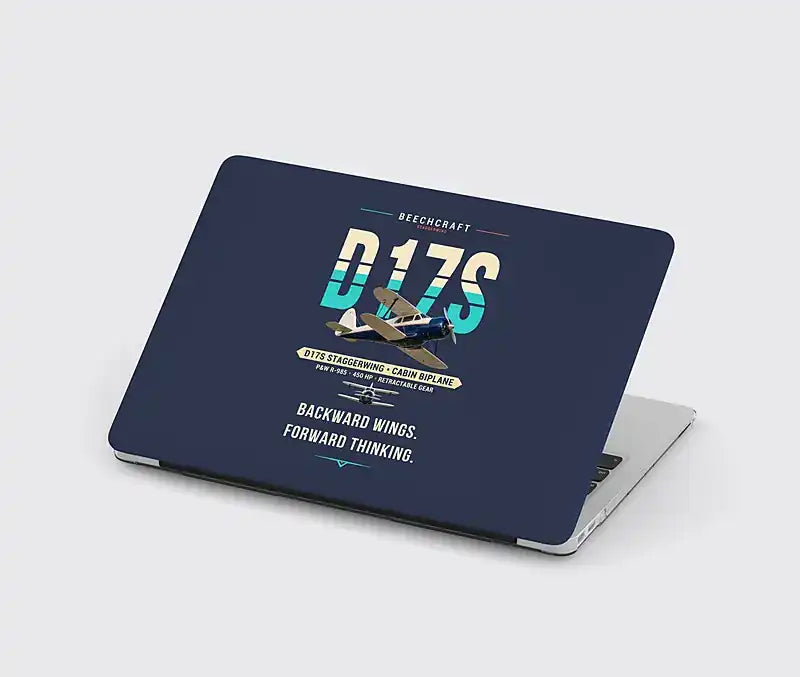 Beechcraft D17S Staggerwing - Original - MacBook Case - Navy Blue