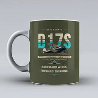 Thumbnail for Beechcraft D17S Staggerwing - Original - Mug - Green Army