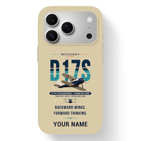 Thumbnail for Beechcraft D17S Staggerwing - Original + Name - MagSafe iPhone 17 Pro - Beige