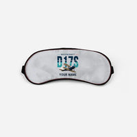 Thumbnail for Beechcraft D17S Staggerwing - Original + Name - Sleep Mask - Light Gray