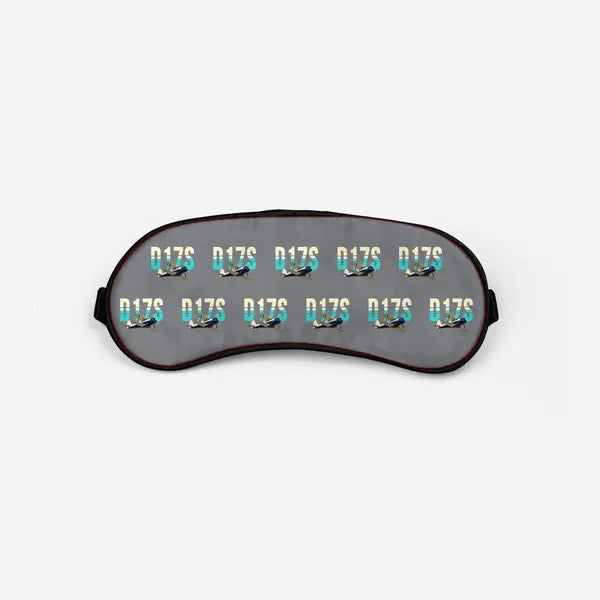Beechcraft D17S Staggerwing - Original Pattern - Sleep Mask - Gray