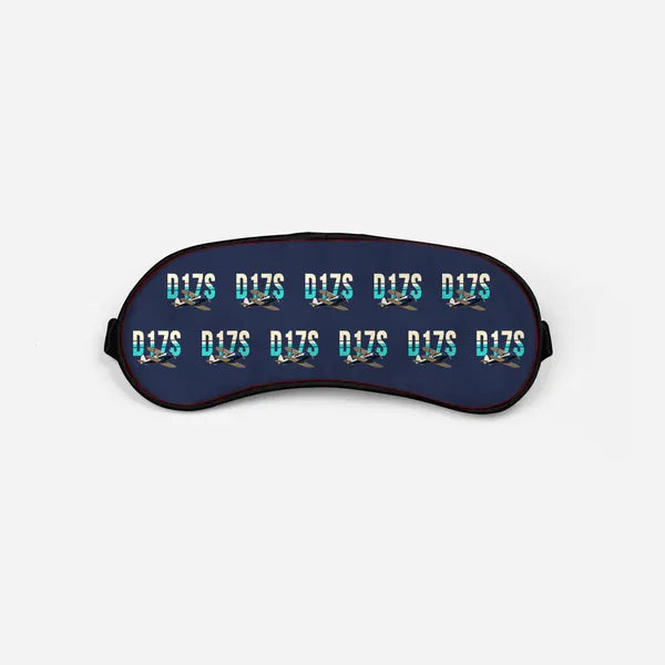 Beechcraft D17S Staggerwing - Original Pattern - Sleep Mask - Navy Blue