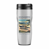 Thumbnail for Beechcraft D17S Staggerwing - Poster - Plastic (No Holder) - Light Gray