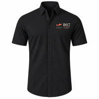 Thumbnail for Beechcraft D17S Staggerwing - Short Sleeve Shirt - Poster - Black
