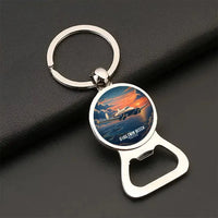 Thumbnail for Beechcraft D18S Twin Beech - 3D + Name - Bottle Opener Key Chain - Full Print
