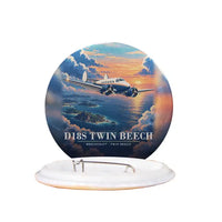 Thumbnail for Beechcraft D18S Twin Beech - 3D - Pin - Full Print