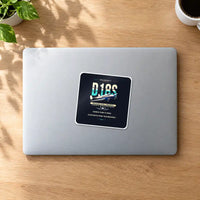 Thumbnail for Beechcraft D18S Twin Beech - Original - Square Sticker - MacBook