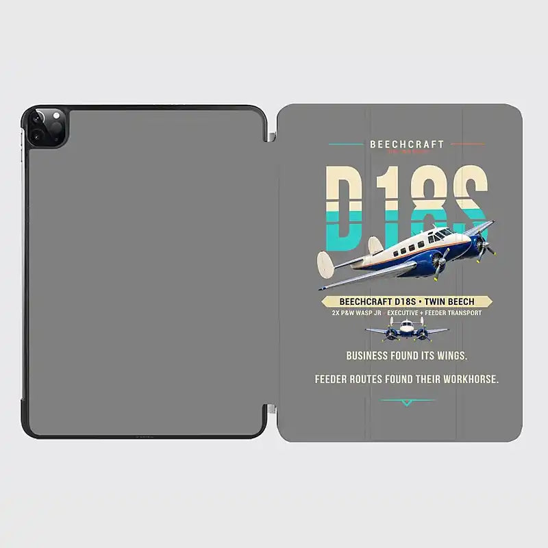 Beechcraft D18S Twin Beech - Original - iPad Case - Gray