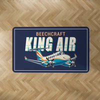 Thumbnail for Beechcraft King Air 260 - Cartoon - Rectangle Carpet - Dark Blue