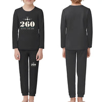 Thumbnail for Beechcraft King Air 260 - Children Pajamas - Heritage Chest - Black