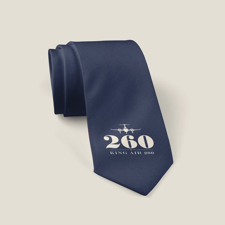 Beechcraft King Air 260 - Heritage - Tie - Navy Blue