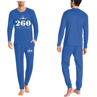 Thumbnail for Beechcraft King Air 260 - Men Pajamas - Heritage Chest - Blue