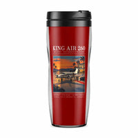 Thumbnail for Beechcraft King Air 260 - Poster - Plastic (No Holder) - Red
