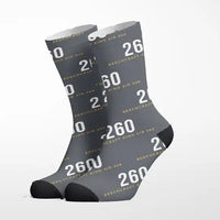 Thumbnail for Beechcraft King Air 260 - Socks - Grey