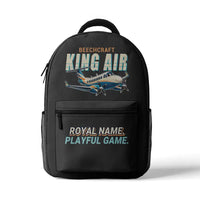Thumbnail for Beechcraft King Air 350i - 3D Backpack - Cartoon - Gray