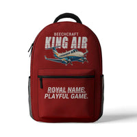 Thumbnail for Beechcraft King Air 350i - 3D Backpack - Cartoon - Red