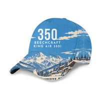 Thumbnail for Beechcraft King Air 350i 3D All-Over Print Clothing - Cap - 3D