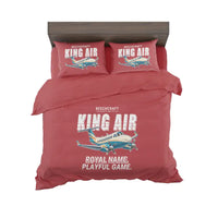 Thumbnail for Beechcraft King Air 350i - Cartoon - Bedding Set - Red