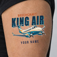 Thumbnail for Beechcraft King Air 350i - Tattoo - Cartoon + Name - Man