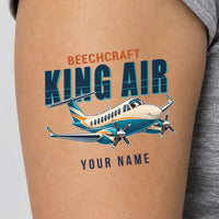 Thumbnail for Beechcraft King Air 350i - Tattoo - Cartoon + Name
