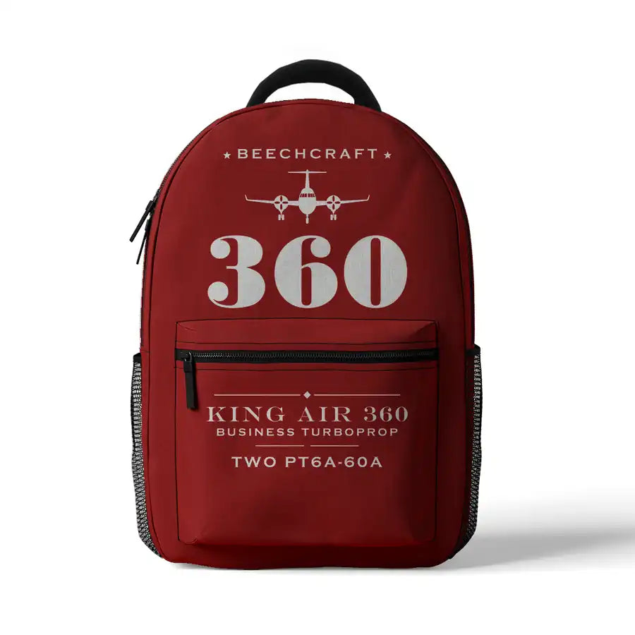 Beechcraft King Air 360 - 3D Backpack - Heritage - Red