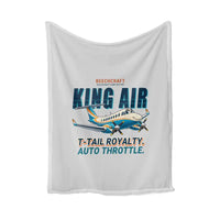 Thumbnail for Beechcraft King Air 360 - Cartoon - Blanket - Light Gray