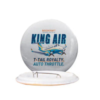 Thumbnail for Beechcraft King Air 360 - Cartoon - Pin - Light Gray