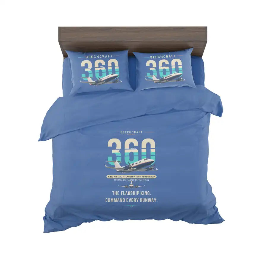 Beechcraft King Air 360 - Original - Bedding Set - Blue
