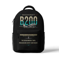 Thumbnail for Beechcraft King Air B200 - 3D Backpack - Original - Black