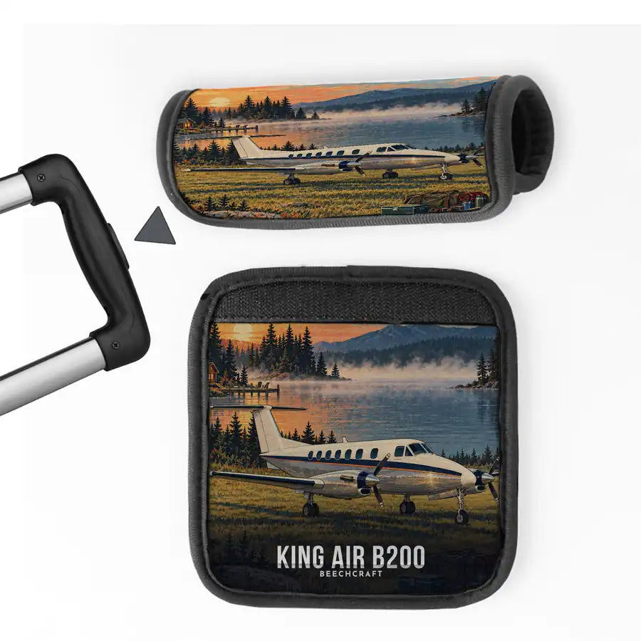 Beechcraft King Air B200 - 3D - Luggage Handle Cover - Full Print