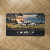 Thumbnail for Beechcraft King Air B200 - 3D - Rectangle Carpet - Full Print