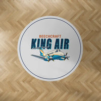 Thumbnail for Beechcraft King Air B200 - Cartoon - Round Carpet - Light Gray