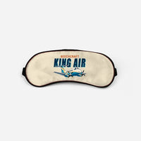 Thumbnail for Beechcraft King Air B200 - Cartoon - Sleep Mask - Beige