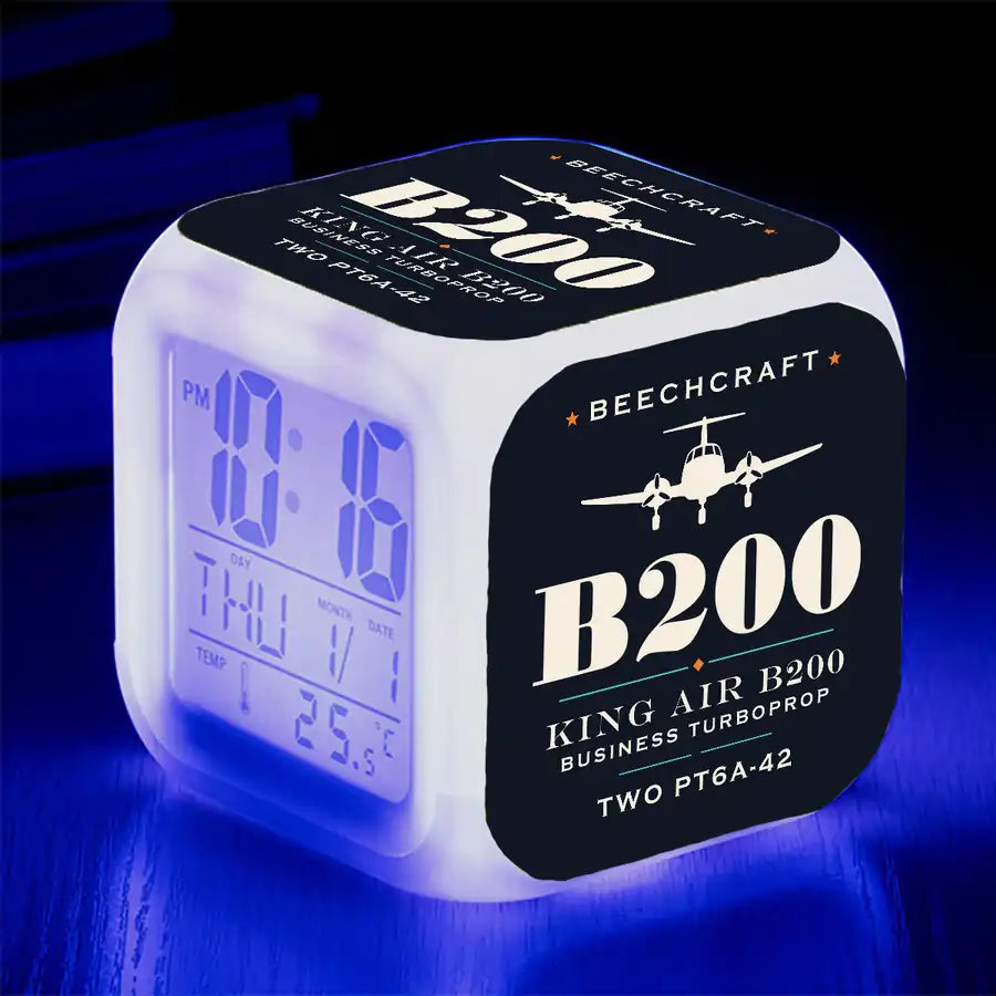 Beechcraft King Air B200 - Heritage - Alarm Clock