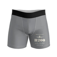 Thumbnail for Beechcraft King Air B200 - Men Boxers - Heritage - Gray