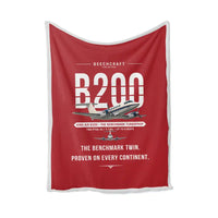 Thumbnail for Beechcraft King Air B200 - Original - Blanket - Red