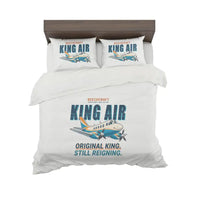 Thumbnail for Beechcraft King Air C90 - Cartoon - Bedding Set - White