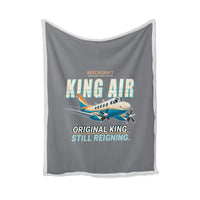 Thumbnail for Beechcraft King Air C90 - Cartoon - Blanket - Gray