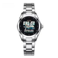 Thumbnail for Beechcraft King Air C90 - Cartoon - Stainless Steel Band - For Children and Women