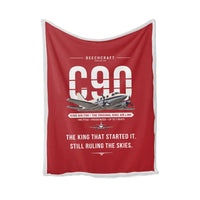 Thumbnail for Beechcraft King Air C90 - Original - Blanket - Red