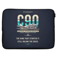 Thumbnail for Beechcraft King Air C90 - Original - Laptop Sleeve